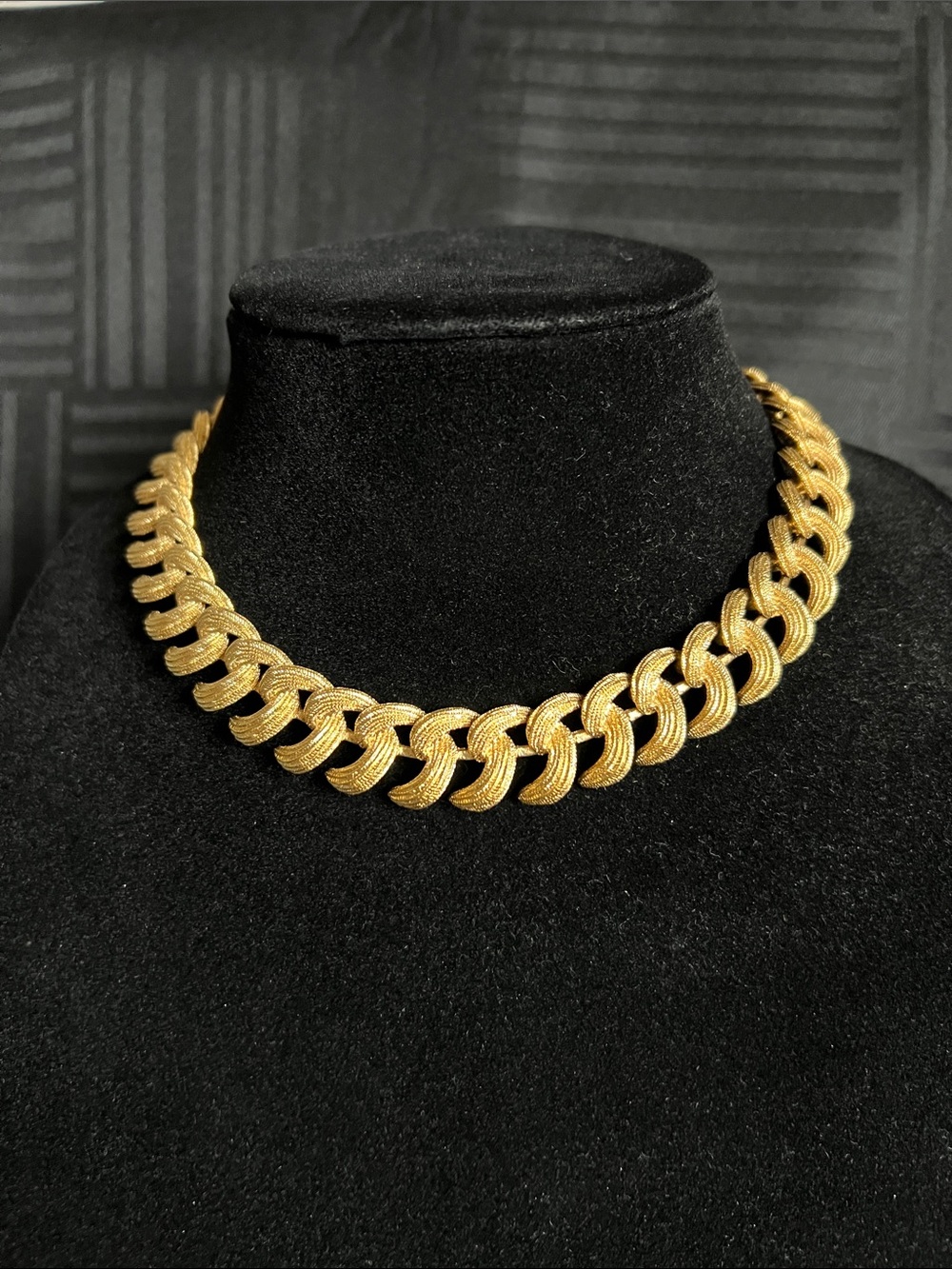 Vintage Monet Gold-Tone Choker